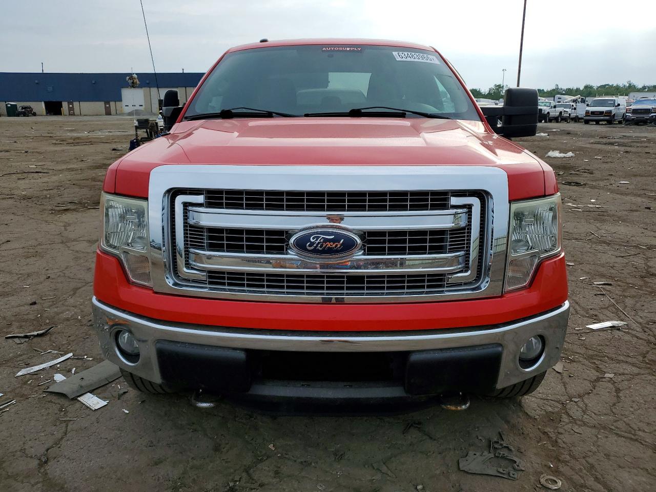 2013 Ford F150 Super Cab Red vin: 1FTFX1ET5DFA44853