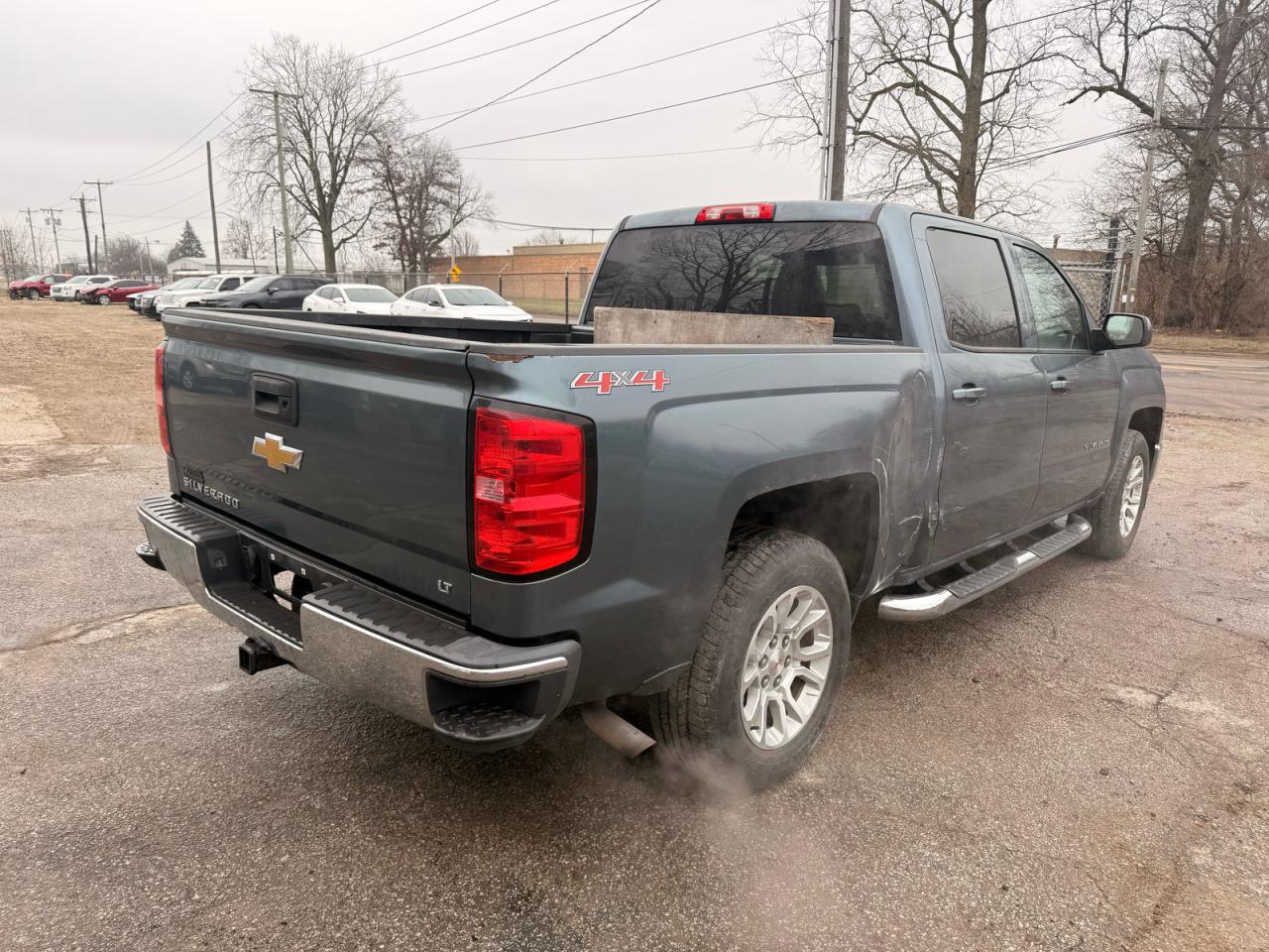 2014 Chevrolet Silverado K1500 Lt Gray vin: 3GCUKREH5EG370426