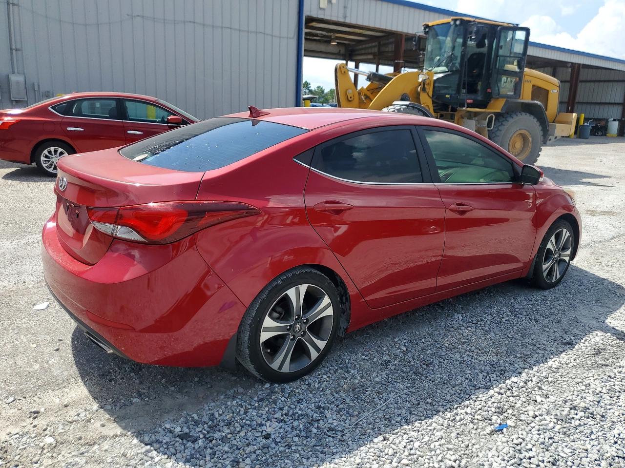 2014 Hyundai Elantra Sport Red vin: KMHDH4AH9EU174313