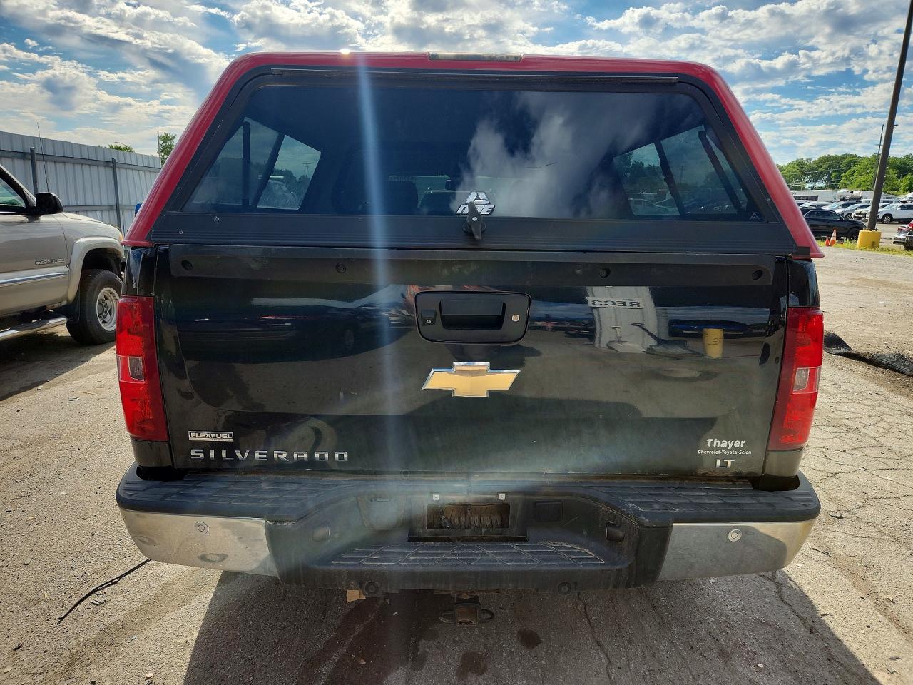 2011 Chevrolet Silverado K1500 Lt Black vin: 3GCPKSE32BG373272