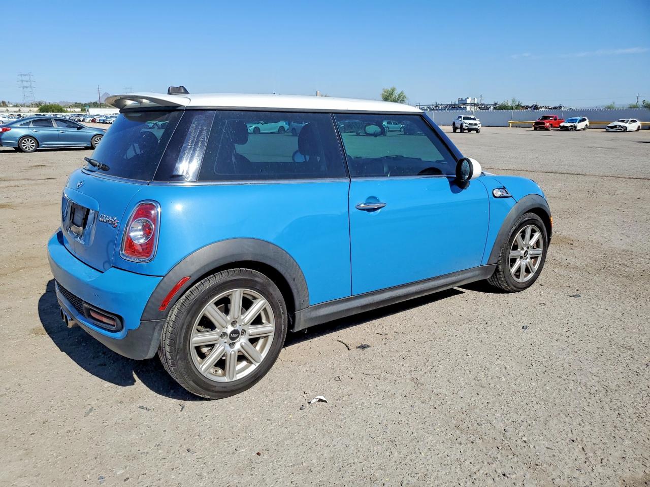 2013 Mini Cooper S Синий vin: WMWSV3C53DT477302