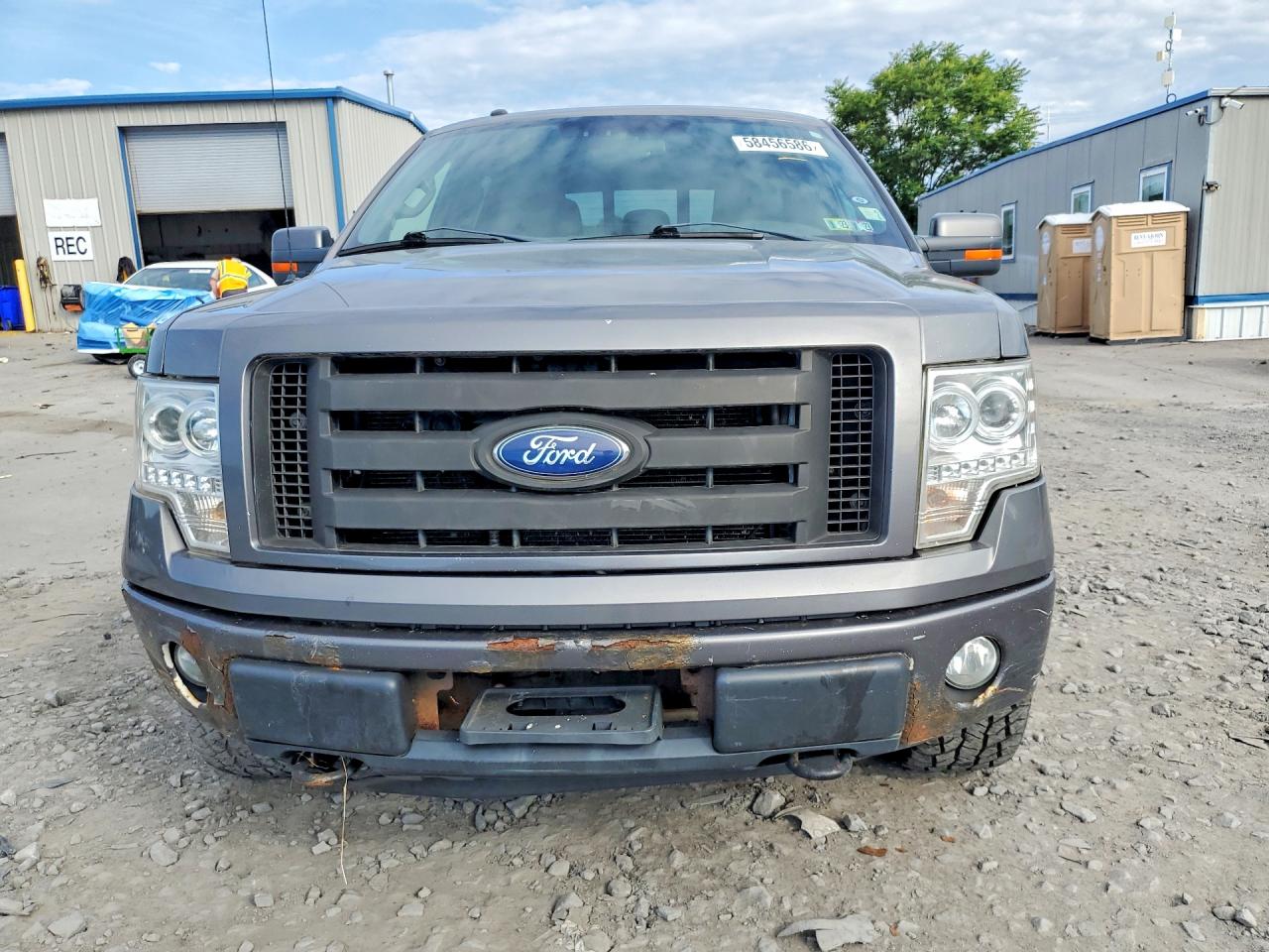 2012 Ford F150 Supercrew Gray vin: 1FTFW1EF1CKD34932