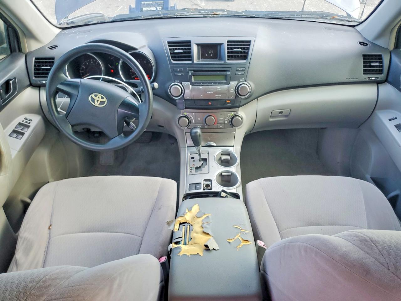 2010 Toyota Highlander Base Gray vin: JTEZA3EH1A2008923
