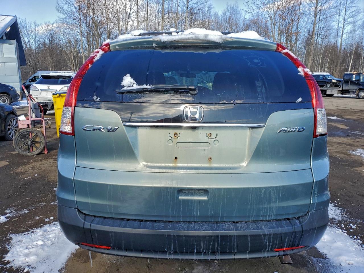 2012 Honda Cr-v Exl Green vin: JHLRM4H74CC013828
