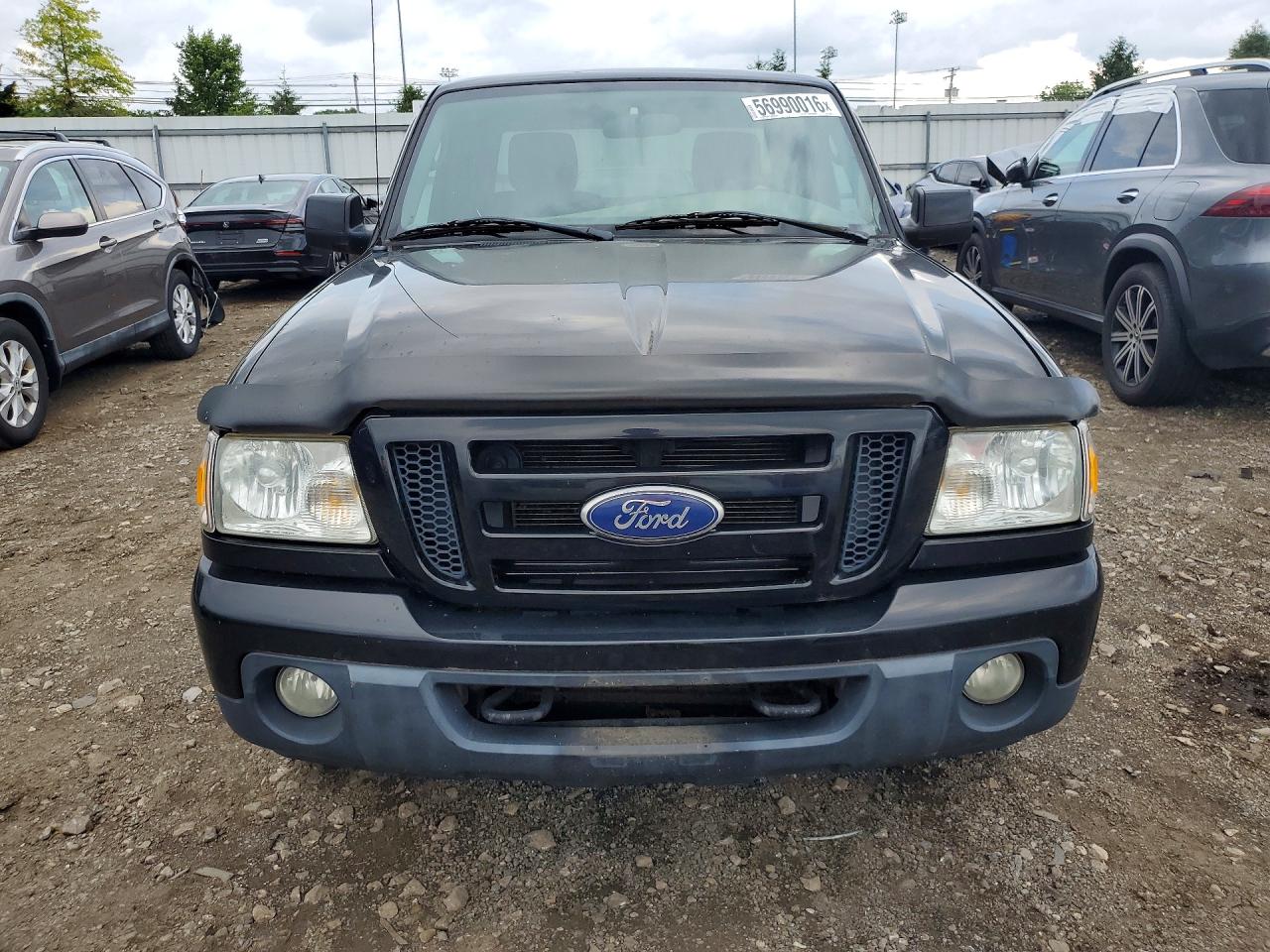 2010 Ford Ranger Super Cab Black vin: 1FTLR4FE5APA09282