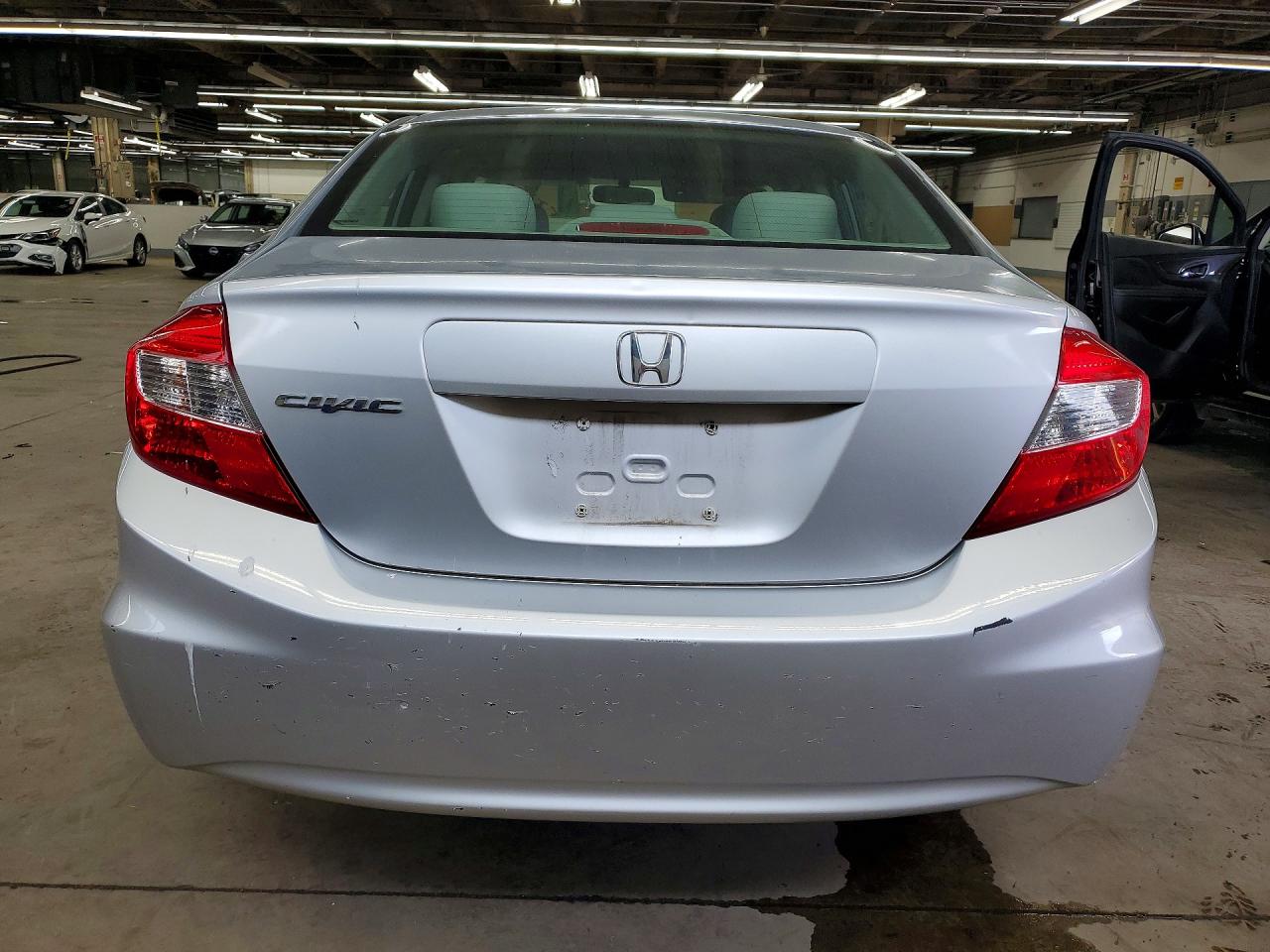 2012 Honda Civic Ex Silver vin: 2HGFB2F81CH519752