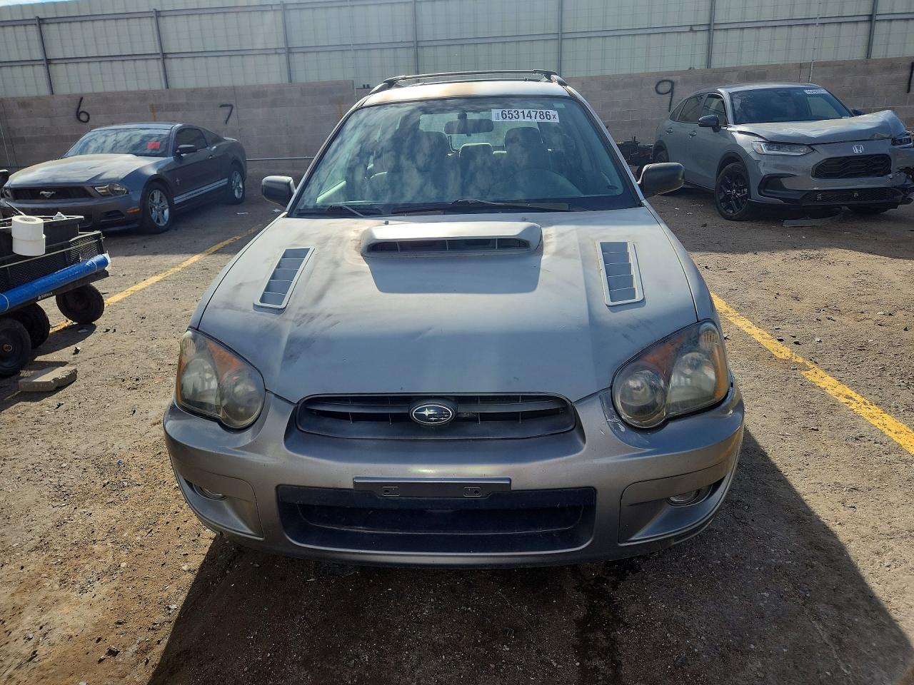 2004 Subaru Impreza Outback Sport Silver vin: JF1GG68564H813885
