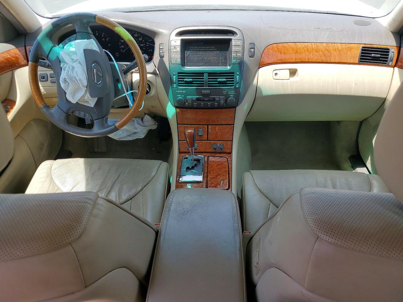 2006 Lexus Ls 430 White vin: JTHBN36F565038907