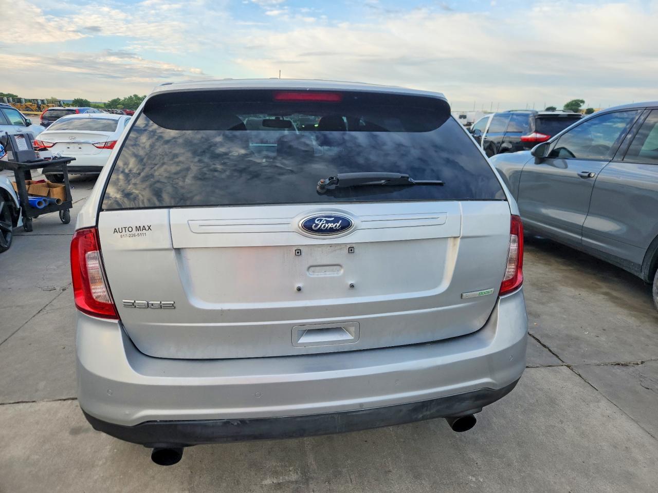 2013 Ford Edge Sel Silver vin: 2FMDK3J98DBA13878