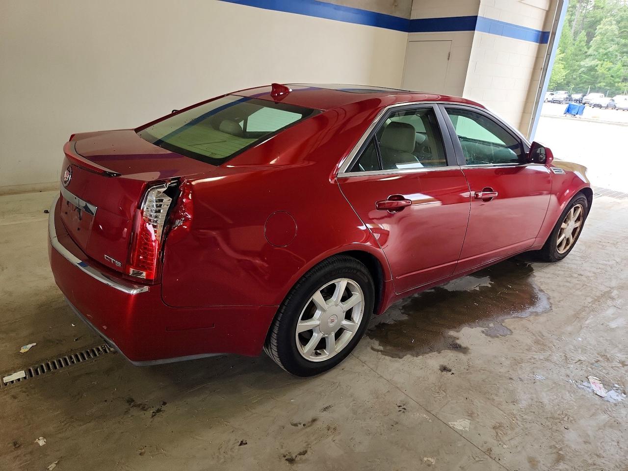 2009 Cadillac Cts Red vin: 1G6DF577690141378