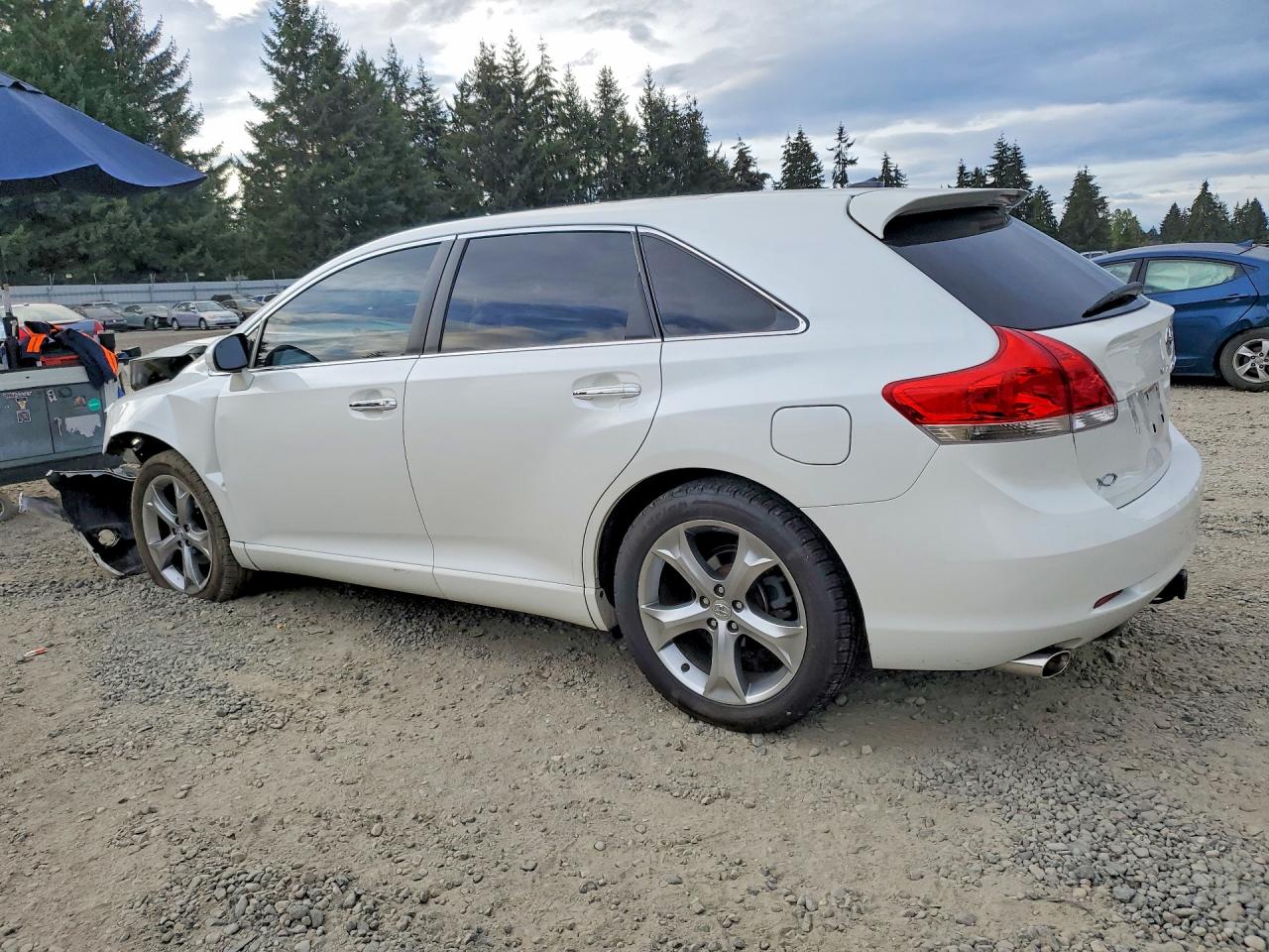 2012 Toyota Venza Xle White vin: 4T3BK3BB1CU068116