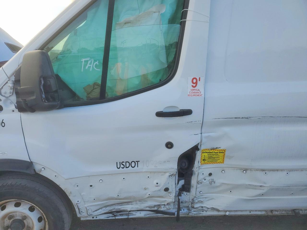2019 Ford Transit T-150 White vin: 1FTYE2CM7KKB36342