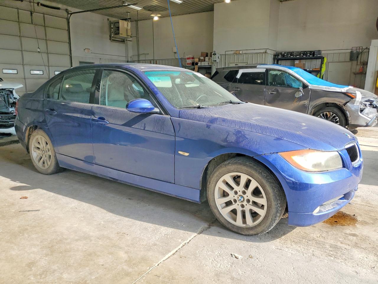 2007 Bmw 328 I Blue vin: WBAVA33527PG53605