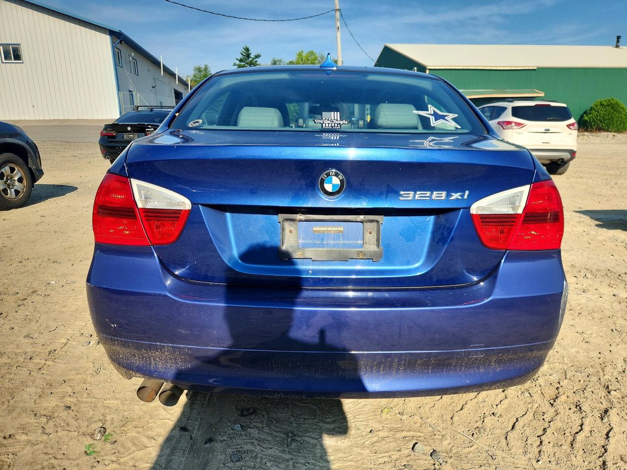 2007 Bmw 328 Xi Sulev Blue vin: WBAVC73517KP32890