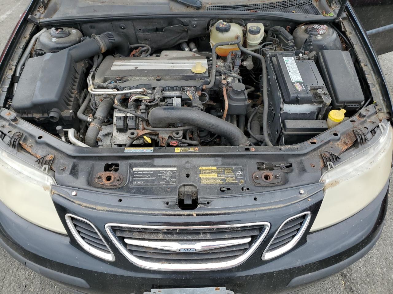 2005 Saab 9-3 Linear Черный vin: YS3FB45S151037364