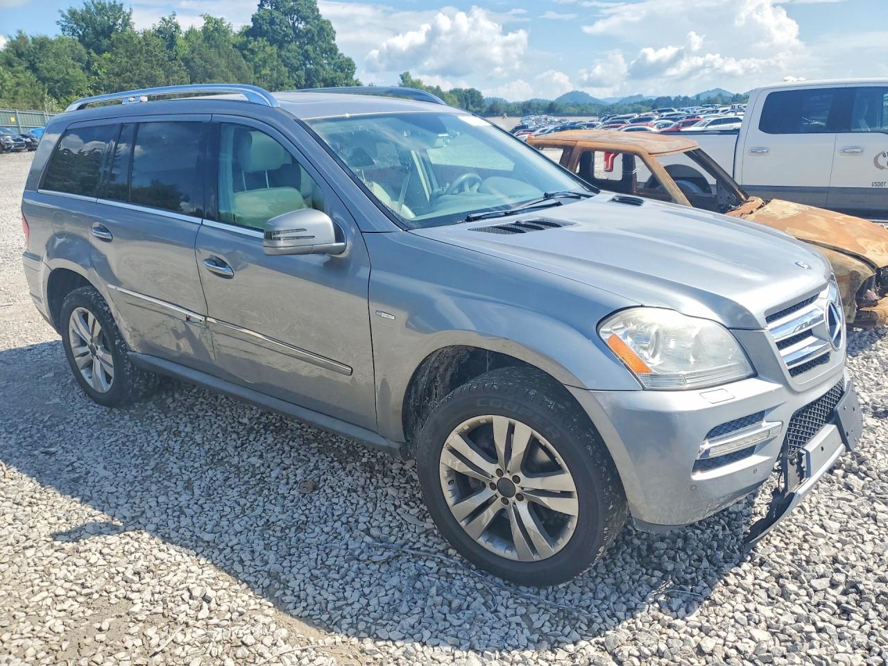 2012 Mercedes-benz Gl 350 Bluetec Silver vin: 4JGBF2FE8CA784623