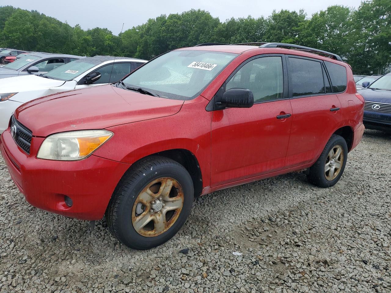 2007 Toyota Rav4 Base Red vin: JTMBD35V275115036