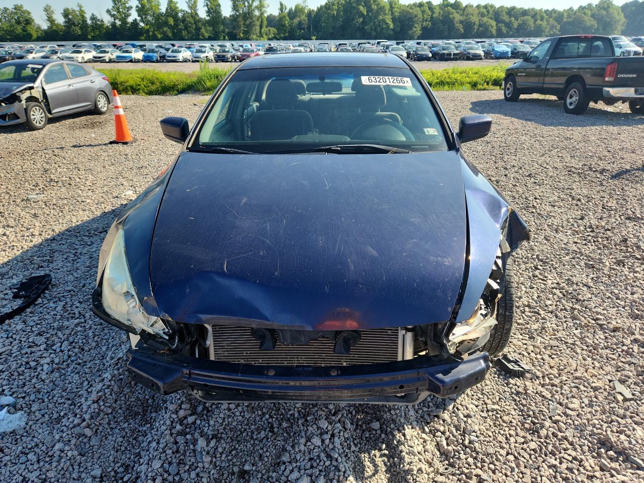 2007 Honda Accord Ex Blue vin: 1HGCM56757A017854