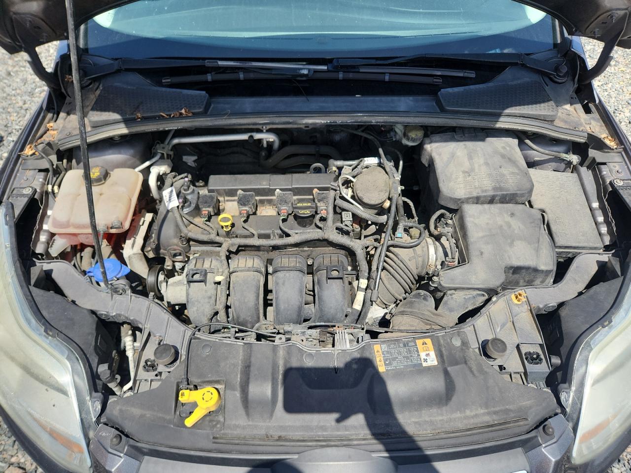 2014 Ford Focus Se Gray vin: 1FADP3K27EL280167