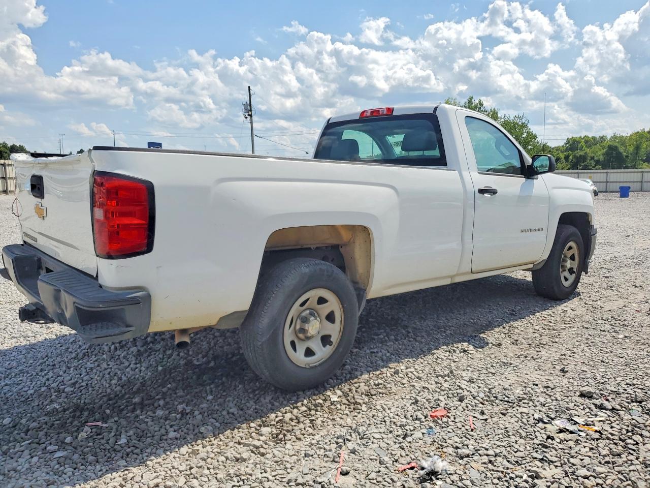 2015 Chevrolet Silverado C1500 Белый vin: 1GCNCPEHXFZ293950