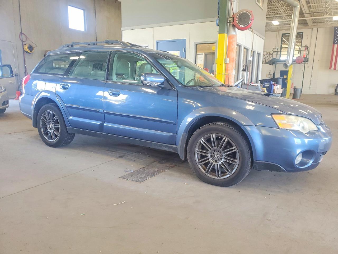 2007 Subaru Legacy Outback Синий vin: 4S4BP63C474305240