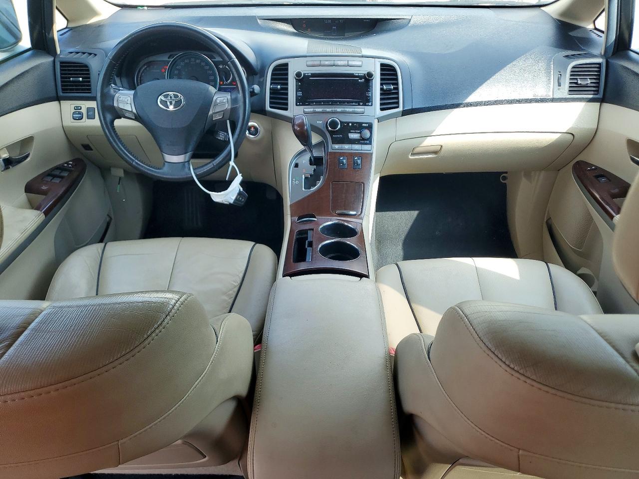 2012 Toyota Venza Xle White vin: 4T3BA3BB0CU031819