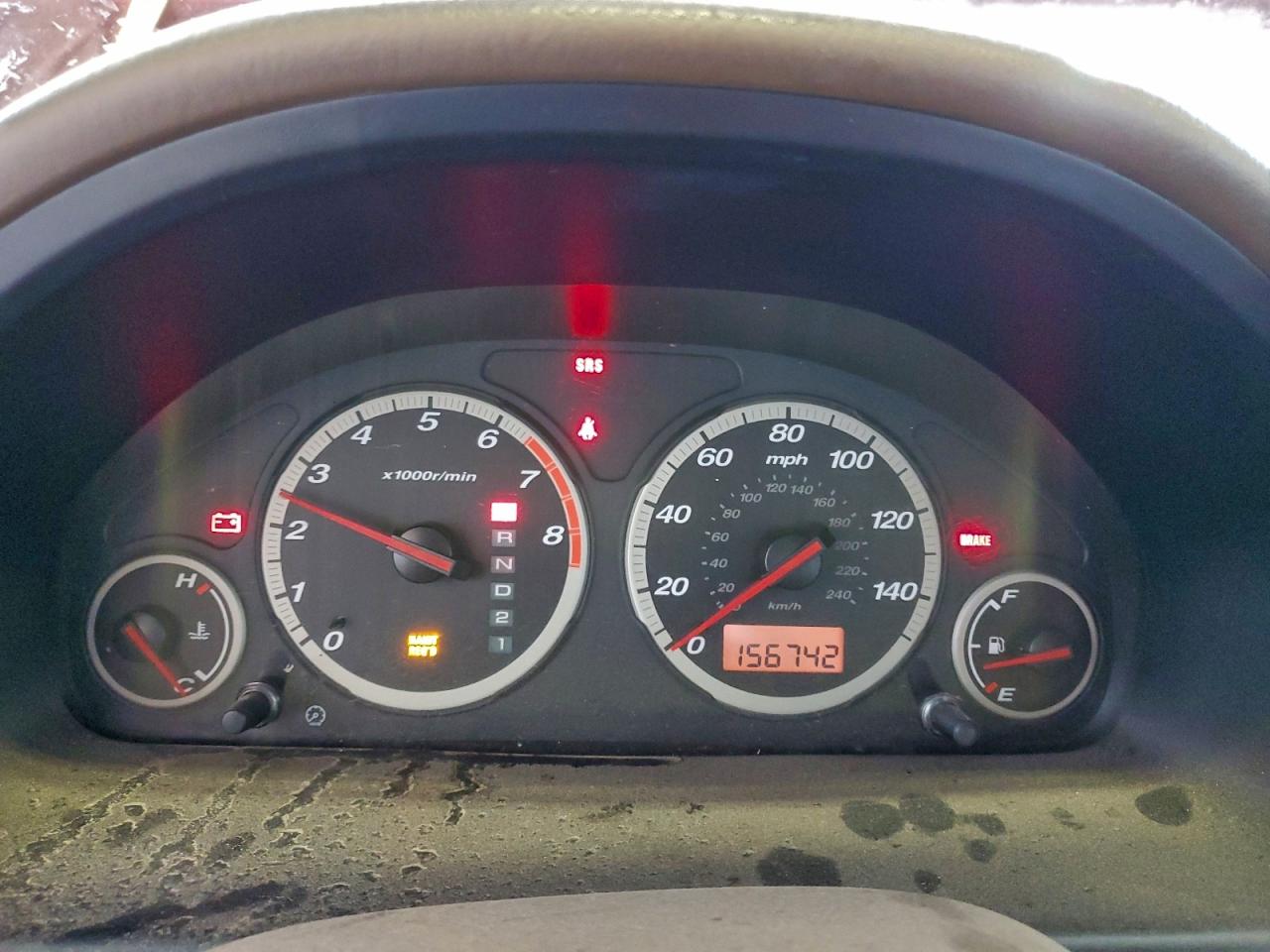 2004 Honda Cr-v Lx Красный vin: JHLRD68444C009054