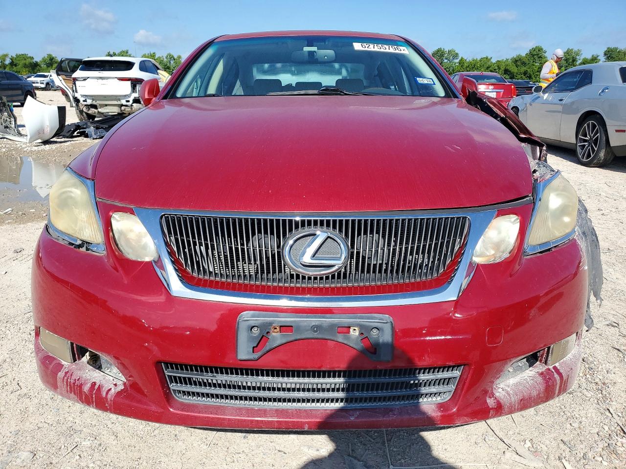 2010 Lexus Gs 350 Red vin: JTHBE1KS4A0047336