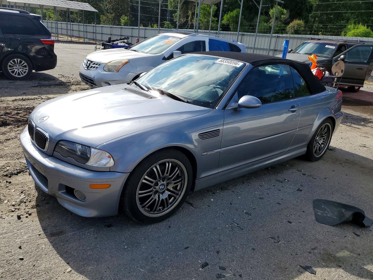 2004 Bmw M3 Серебряный vin: WBSBR93444PK04906