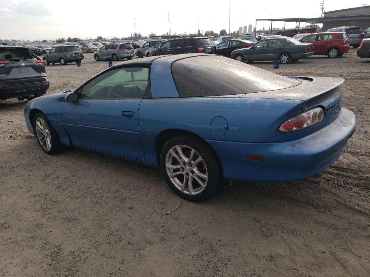 1999 Chevrolet Camaro Blue vin: 2G1FP22K8X2114457
