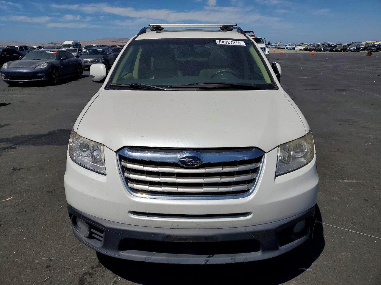 2013 Subaru Tribeca Limited White vin: 4S4WX9GD2D4400414