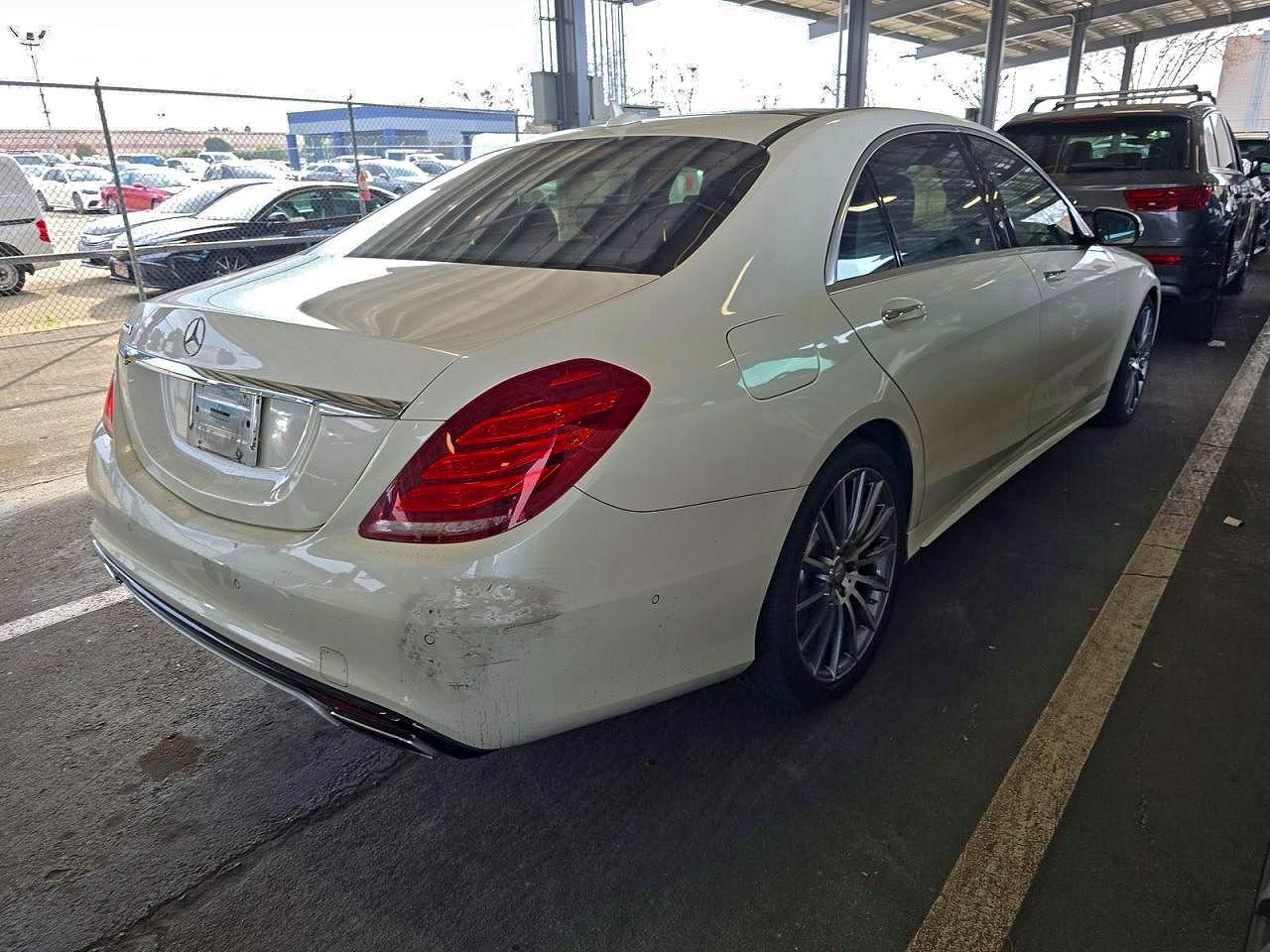 2014 Mercedes-benz S 550 White vin: WDDUG8CB7EA029608