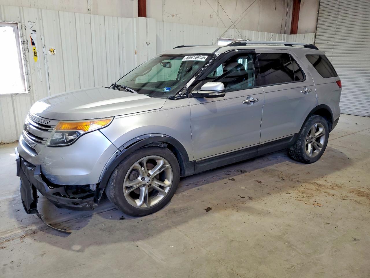 2013 Ford Explorer Limited Silver vin: 1FM5K8F83DGA75859