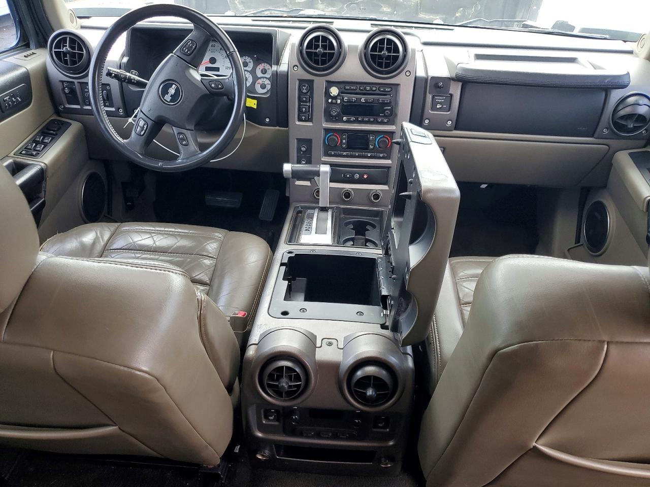 2004 Hummer H2 Черный vin: 5GRGN23U24H112847