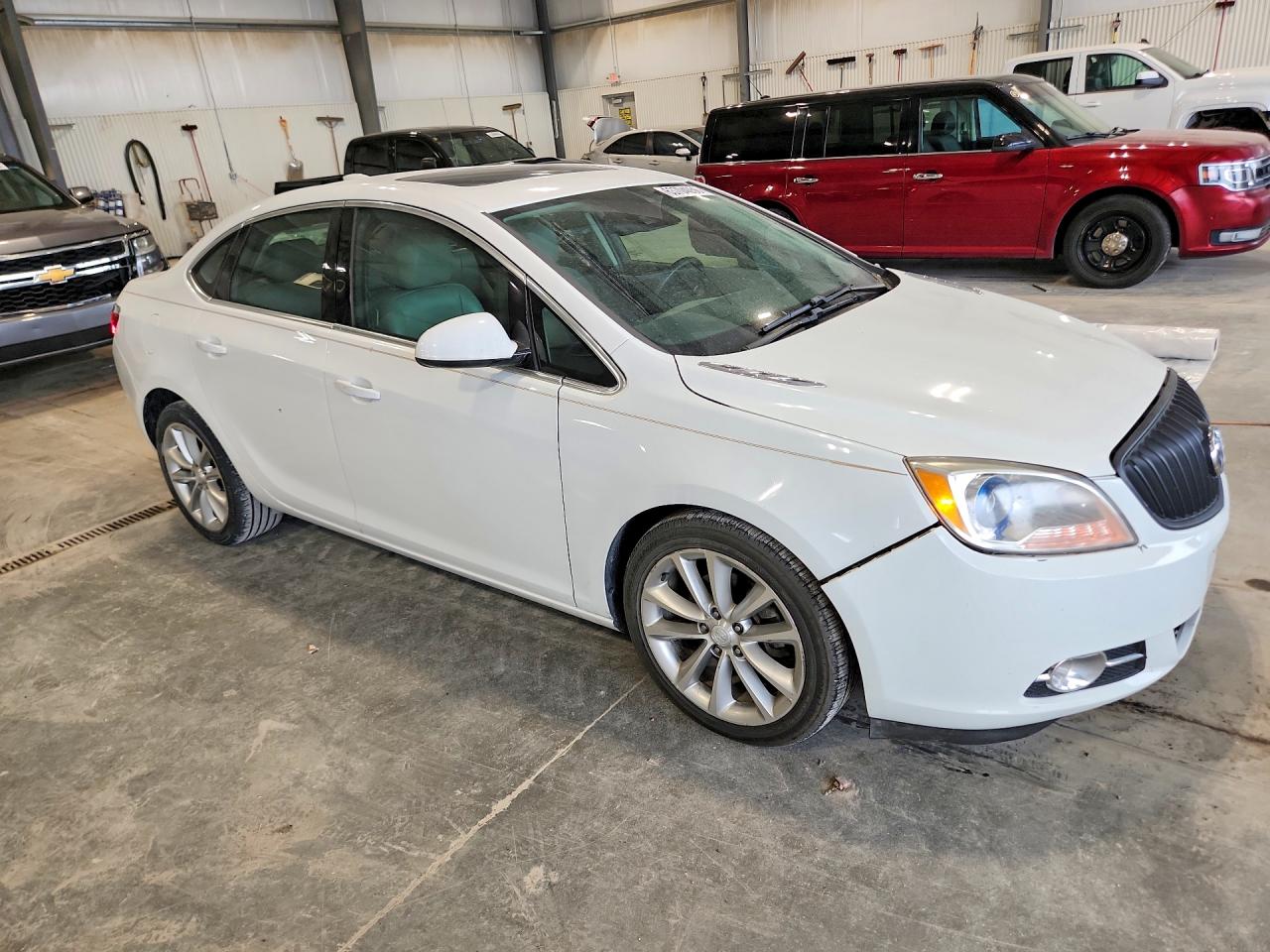 2015 Buick Verano Convenience White vin: 1G4PR5SK9F4198431