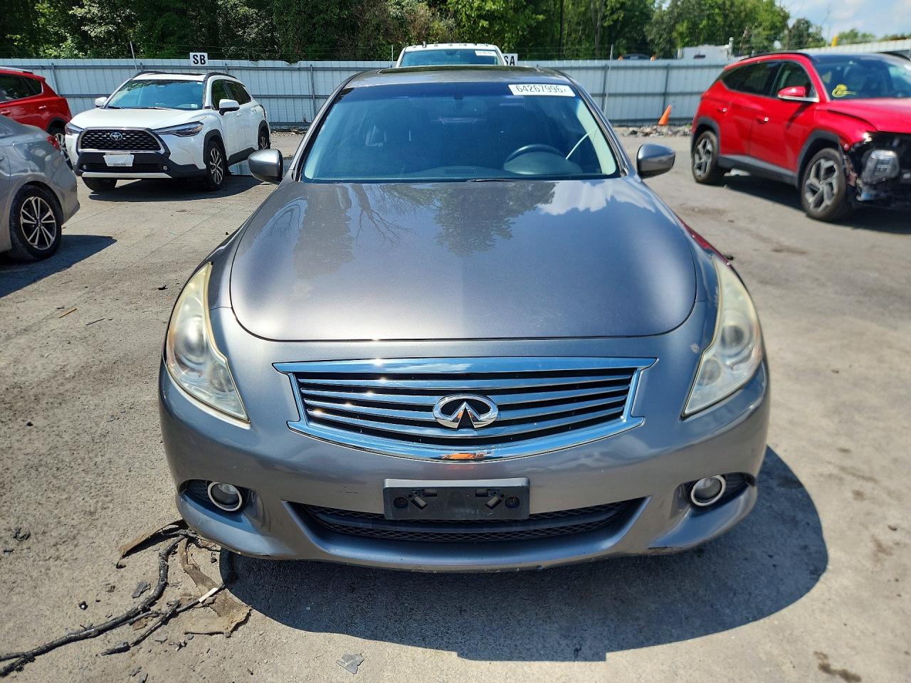 2012 Infiniti G37 Sedan X Gray vin: JN1CV6AR1CM679419