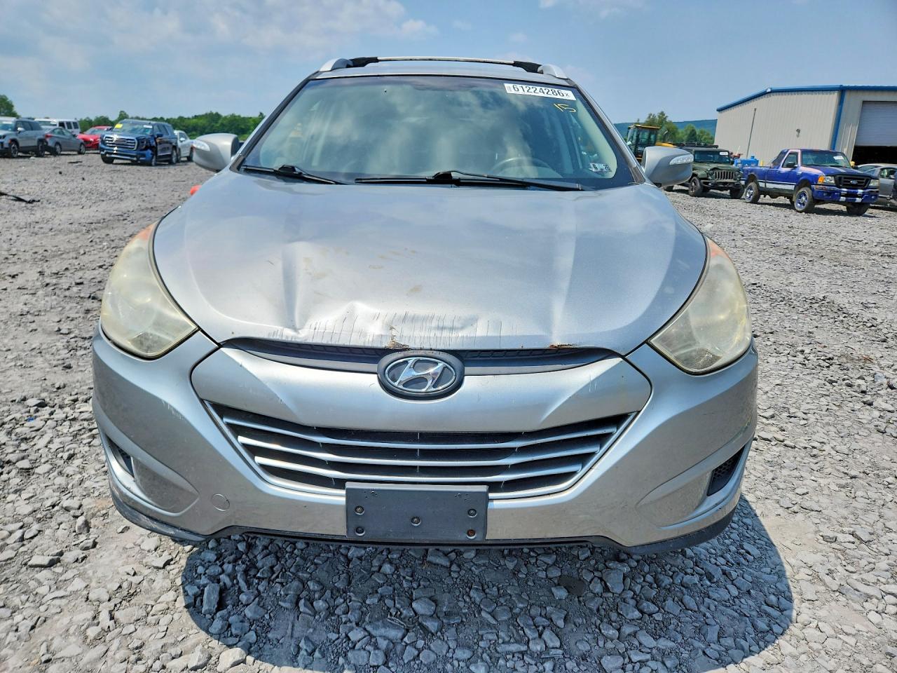 2012 Hyundai Tucson Gls Silver vin: KM8JUCAC4CU520682
