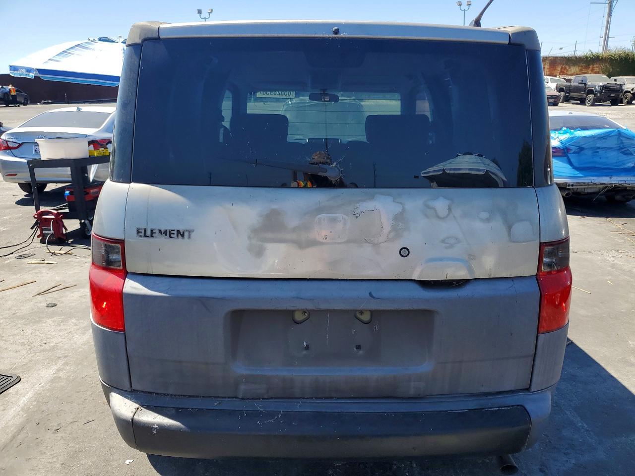 2003 Honda Element Ex Gray vin: 5J6YH18543L003238