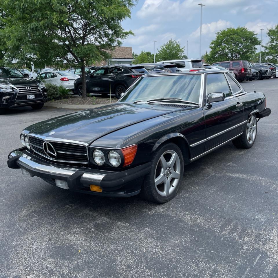 1988 Mercedes-benz 560 Sl Черный vin: WDBBA48D5JA084797