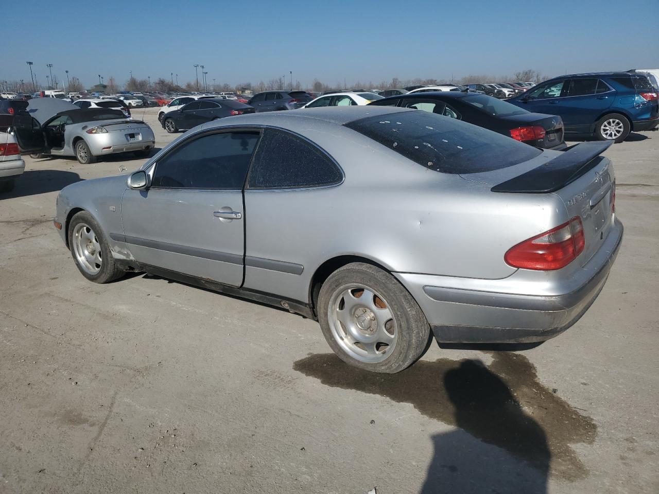 1998 Mercedes-benz Clk 320 Silver vin: WDBLJ65G3WF024431