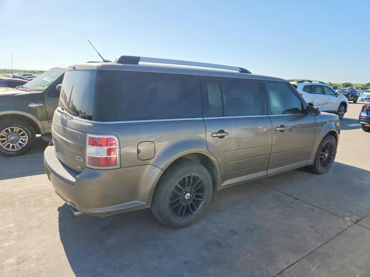 2014 Ford Flex Sel Gray vin: 2FMHK6C82EBD16311