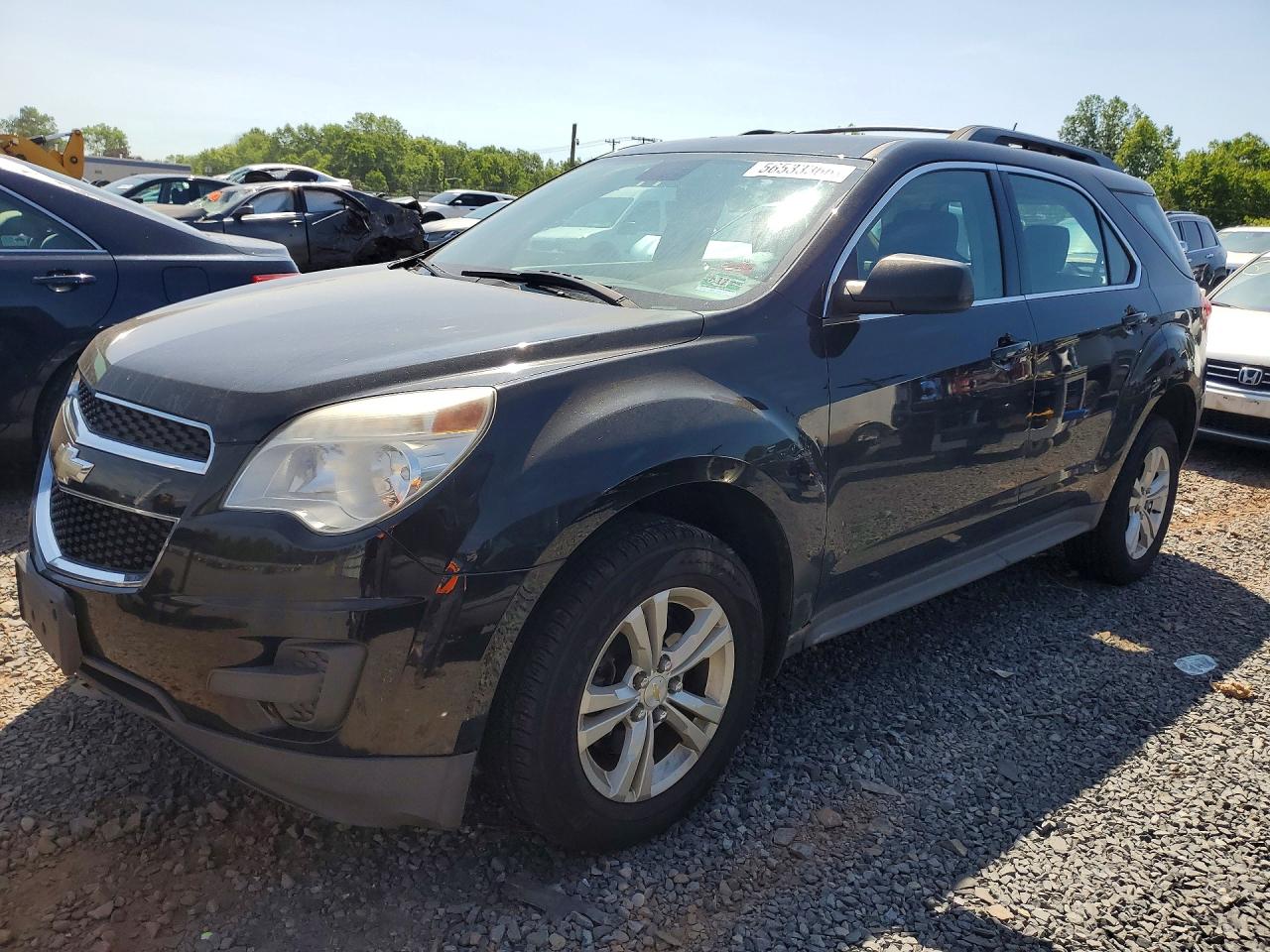 2013 Chevrolet Equinox Ls Black vin: 2GNFLCEK4D6326305