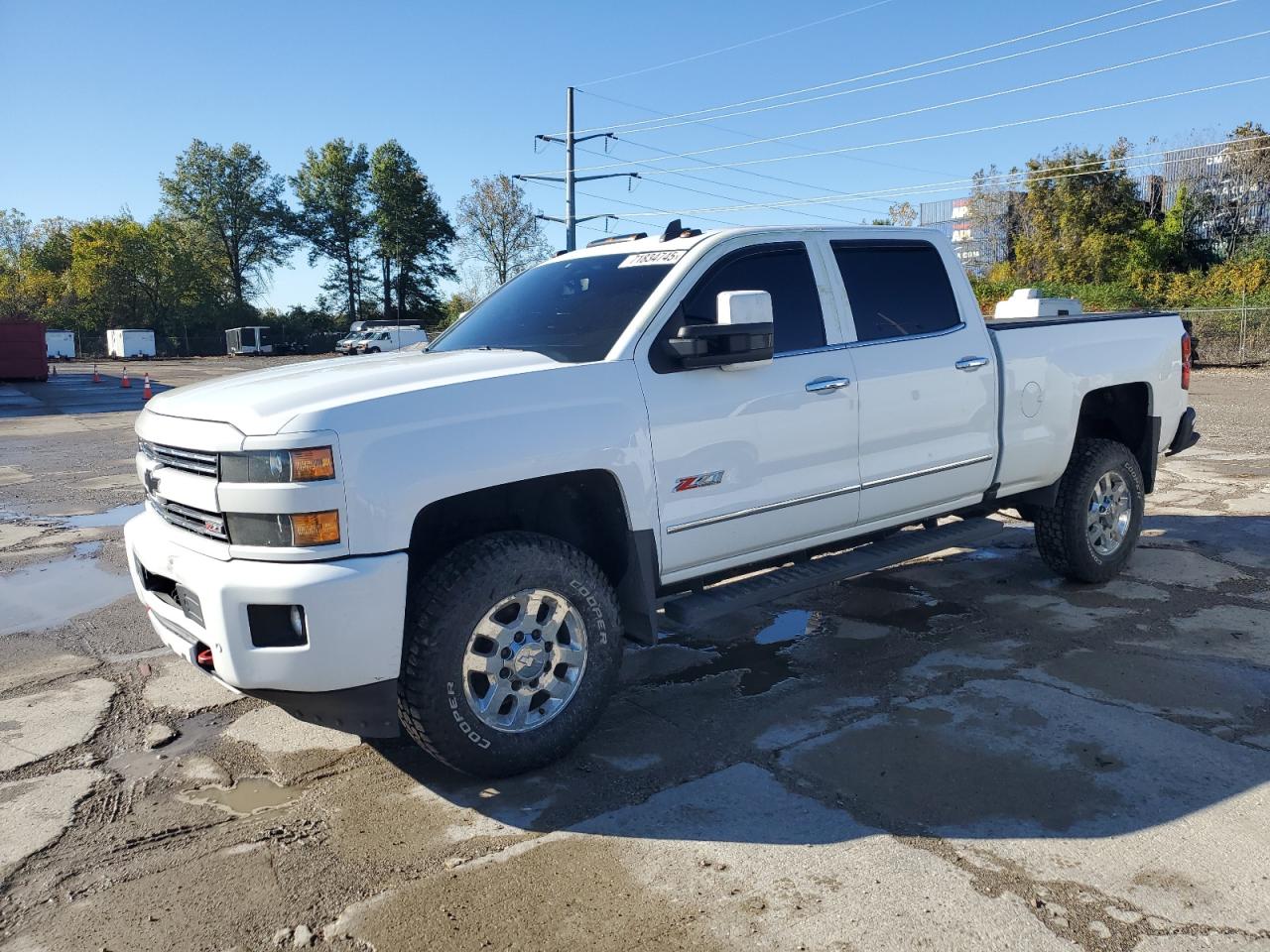 2016 Chevrolet Silverado K2500 Heavyo Duty Ltz White vin: 1GC1KWEG6GF224968