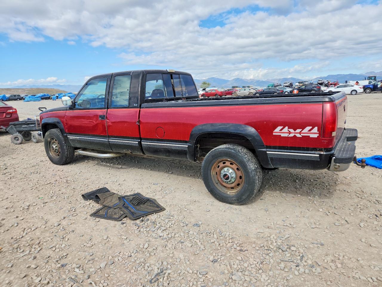 1992 Gmc Sierra K2500 Темно-бордовый vin: 2GTGK29KXN1505435
