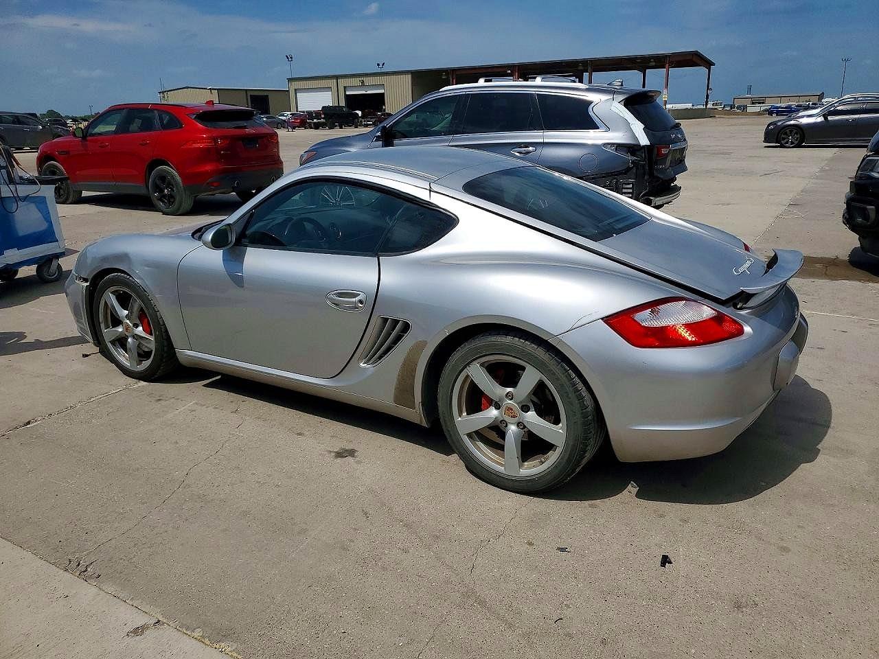 2008 Porsche Cayman S Серебряный vin: WP0AB29838U782124