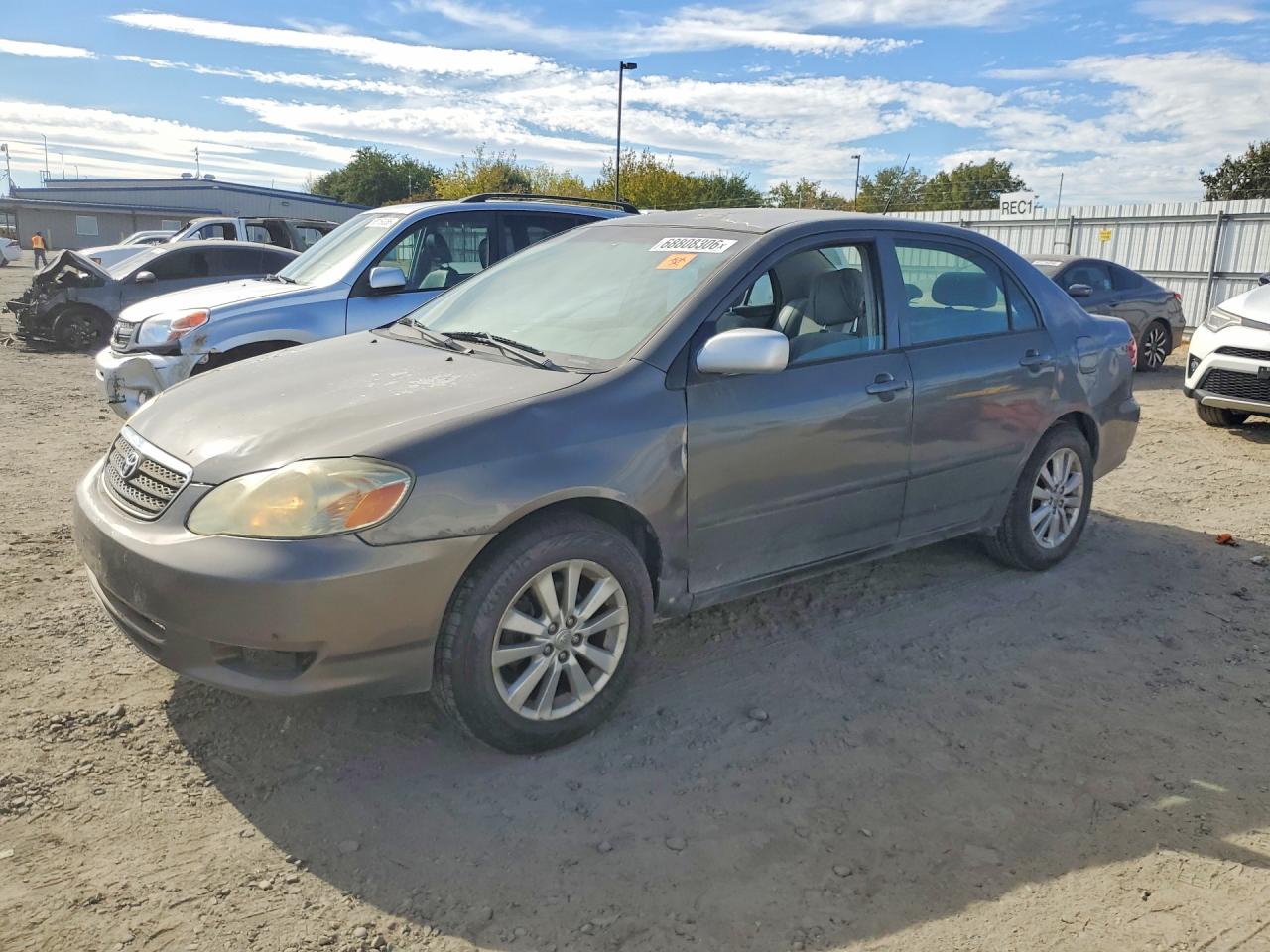 2007 Toyota Corolla Ce Gray vin: 1NXBR32E37Z866508