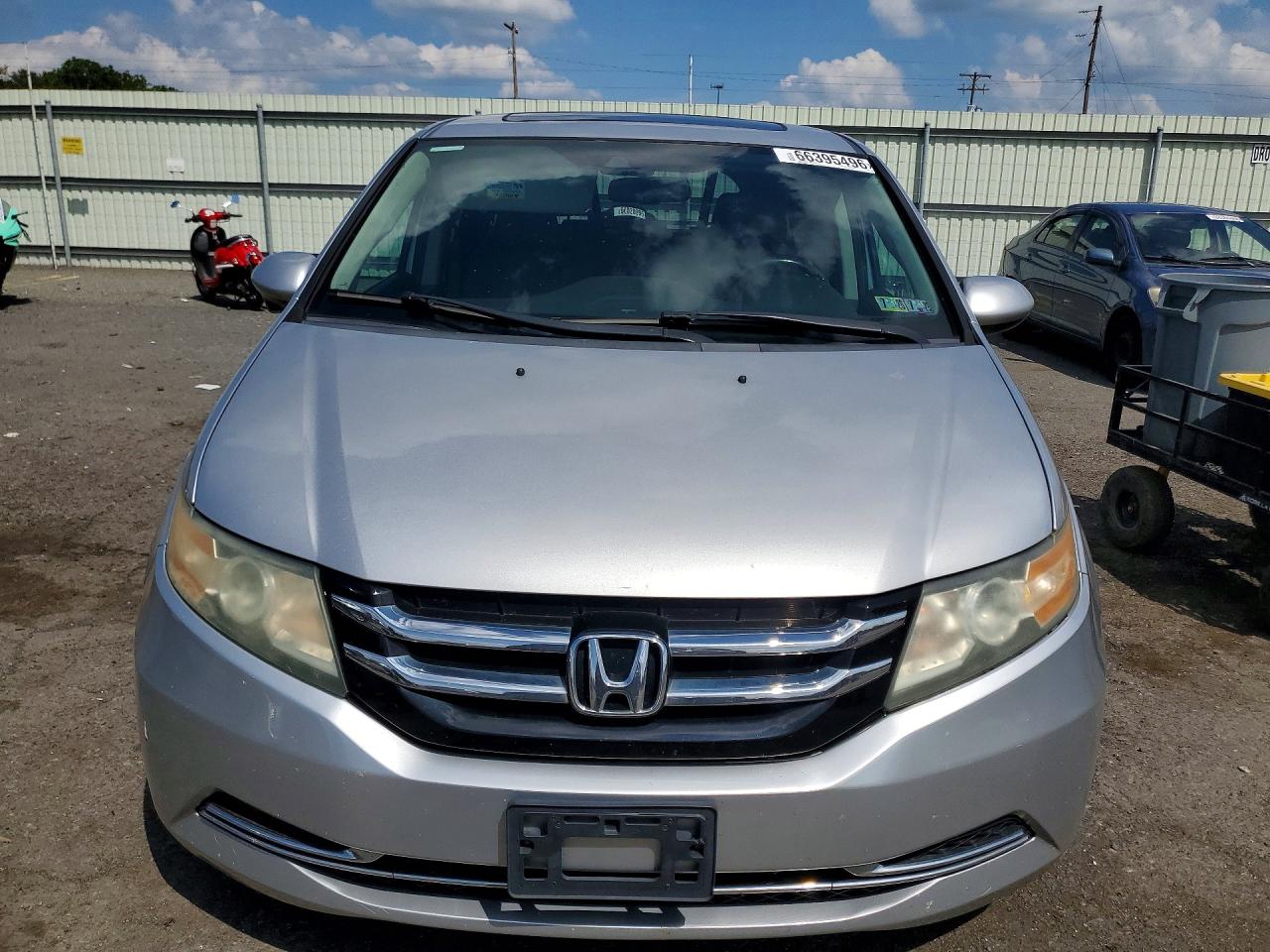 2014 Honda Odyssey Exl Silver vin: 5FNRL5H68EB138608