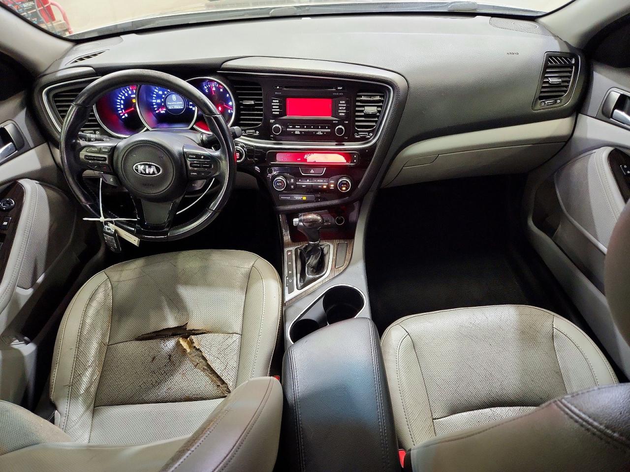 2014 Kia Optima Ex Серый vin: 5XXGN4A76EG325776