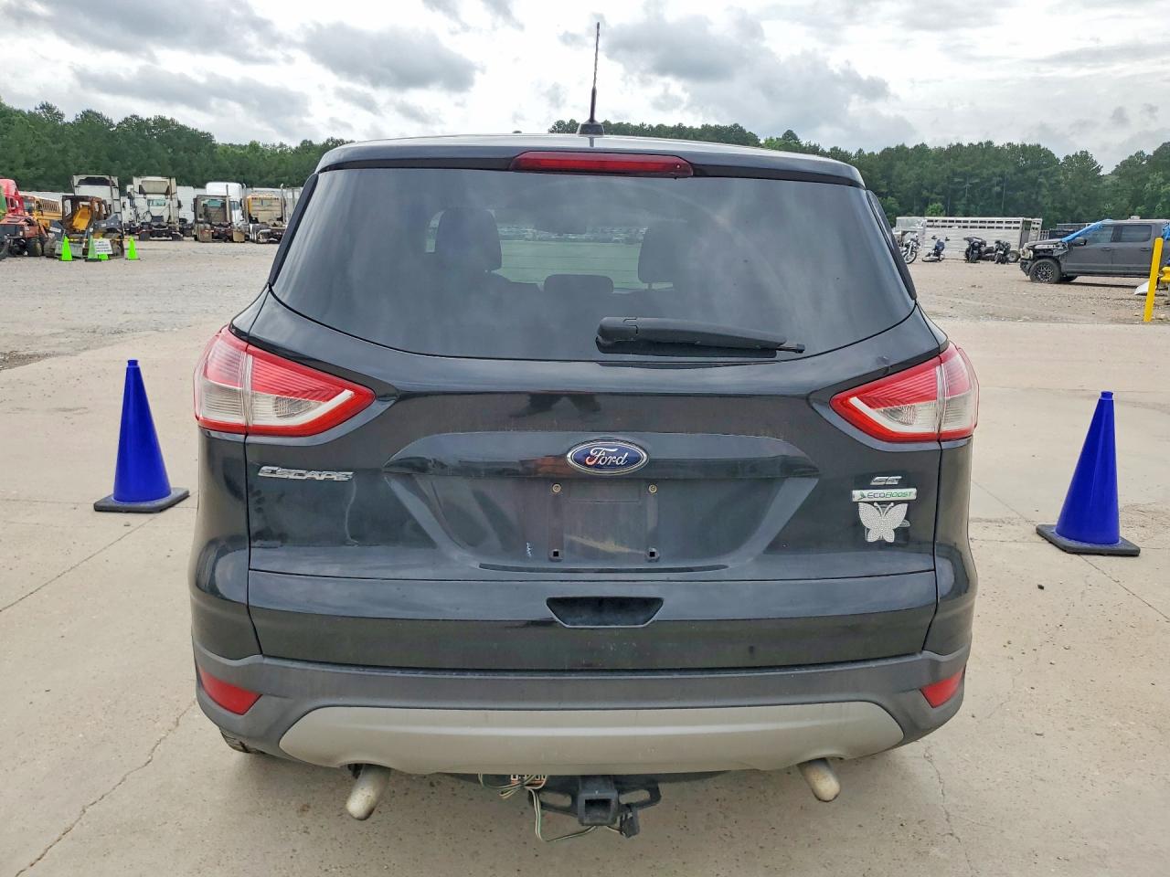 2013 Ford Escape Se Black vin: 1FMCU0G98DUA74282