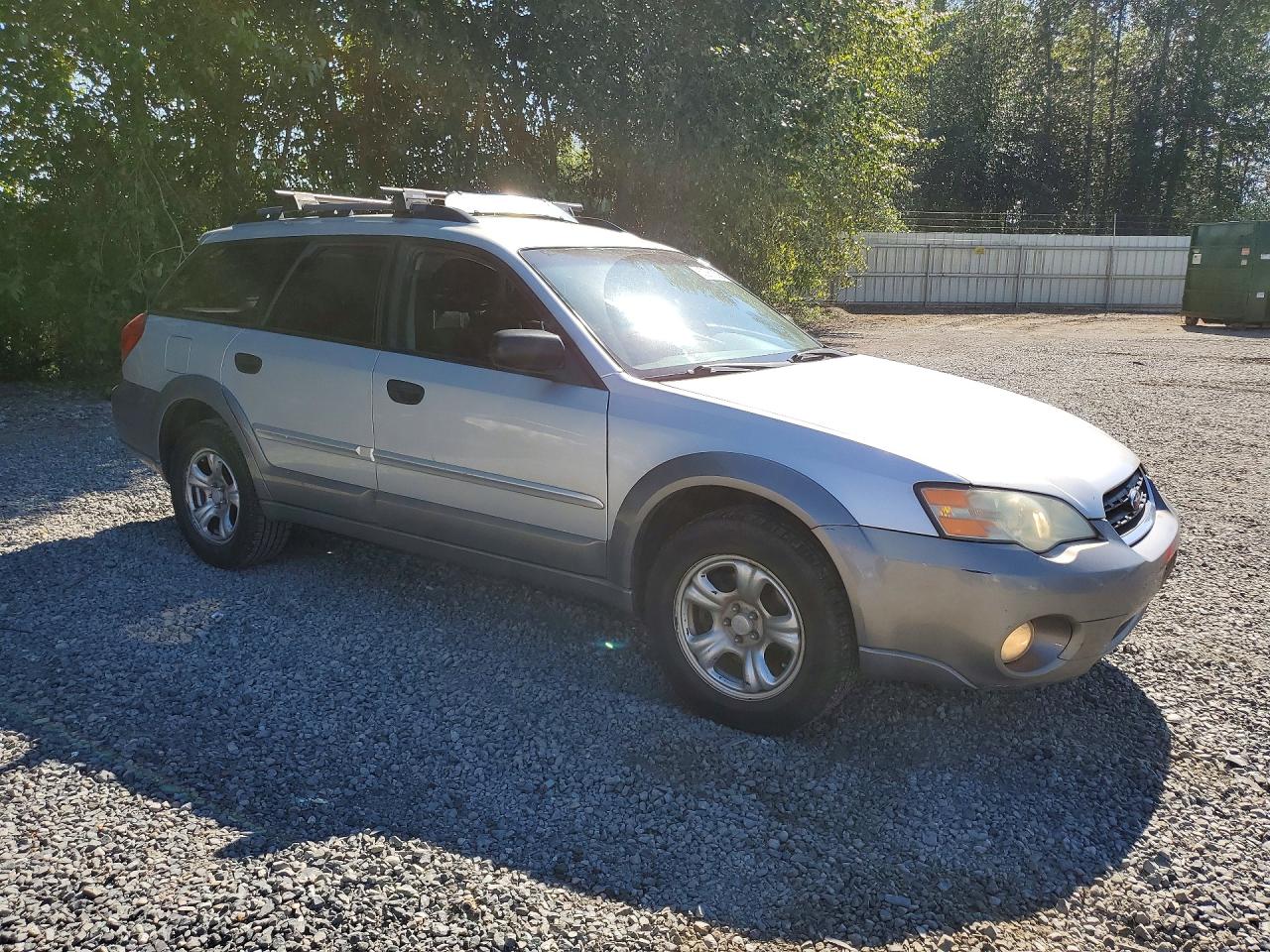 2007 Subaru Outback Outback 2.5i Silver vin: 4S4BP61C877302018
